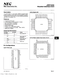 Datasheet UPD71051C производства NEC